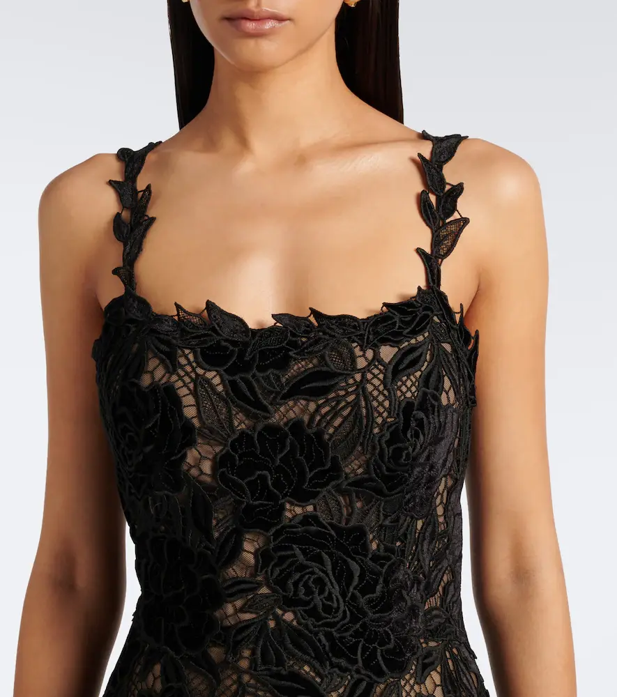 Carolina Herrera Guipure lace cocktail dress | Thumbnail 2