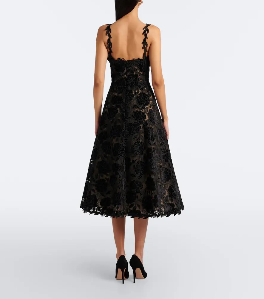 Carolina Herrera Guipure lace cocktail dress | Thumbnail 4