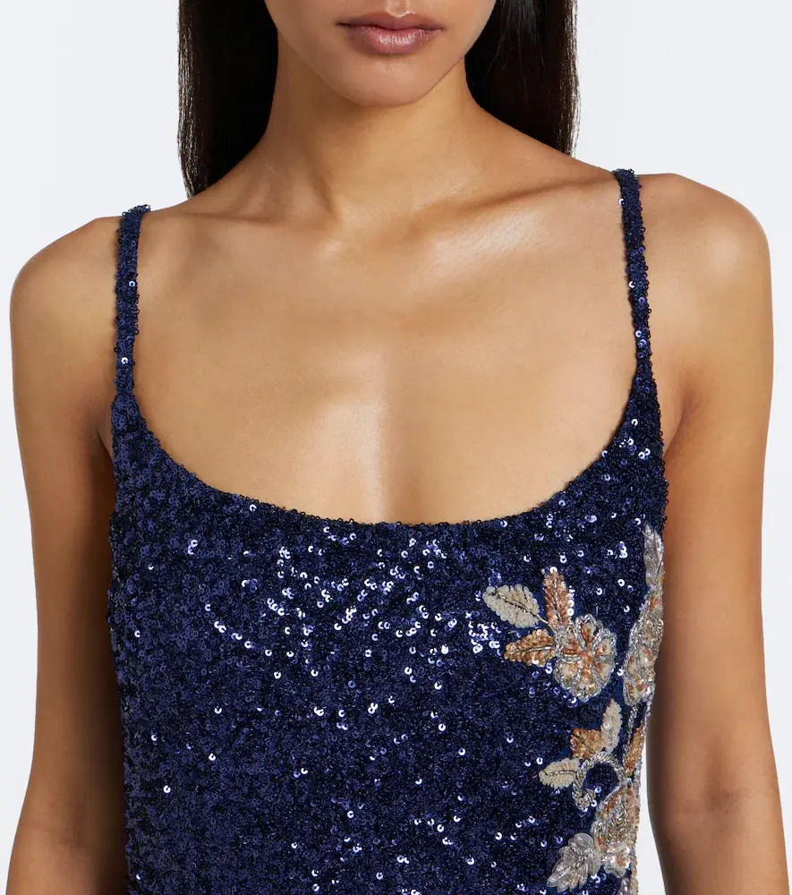 LA FUORI Là Fuori Celestial Bloom embellished gown | Thumbnail 2