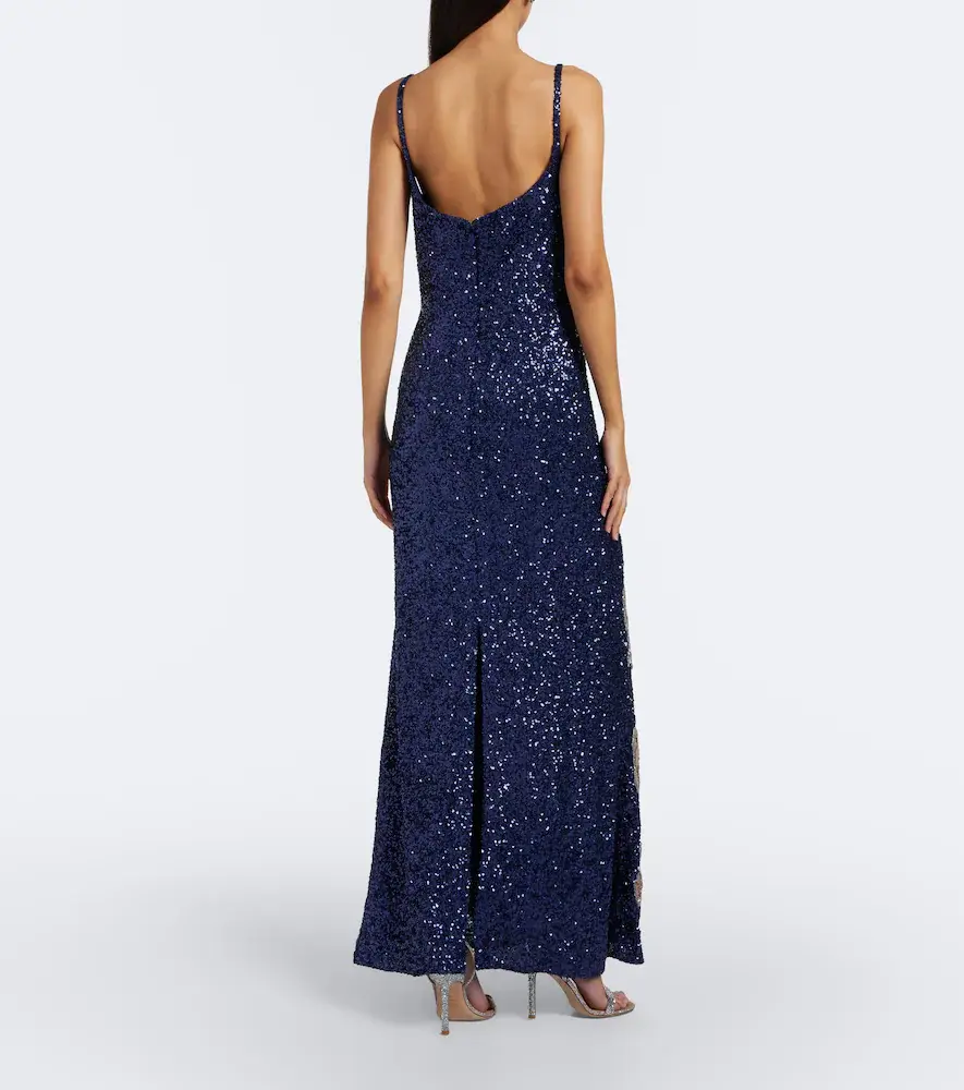 LA FUORI Là Fuori Celestial Bloom embellished gown | Thumbnail 4