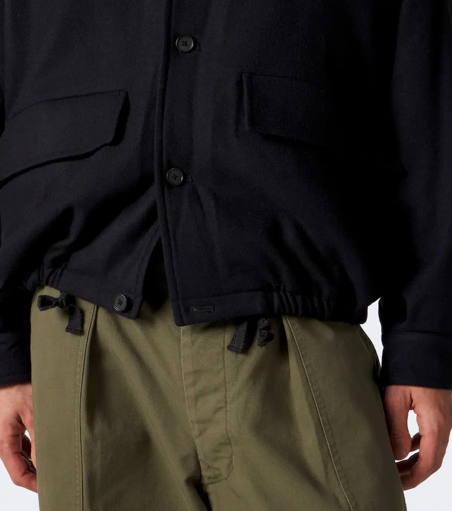 A.PRESSE A. Presse Cashmere blouson jacket | Thumbnail 2 A.PRESSE A. Presse Cashmere blouson jacket | Thumbnail 2