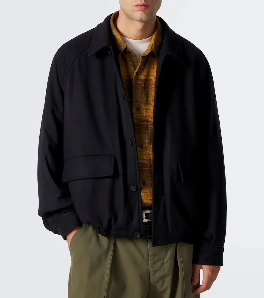 A.PRESSE A. Presse Cashmere blouson jacket | Thumbnail 3 A.PRESSE A. Presse Cashmere blouson jacket | Thumbnail 3