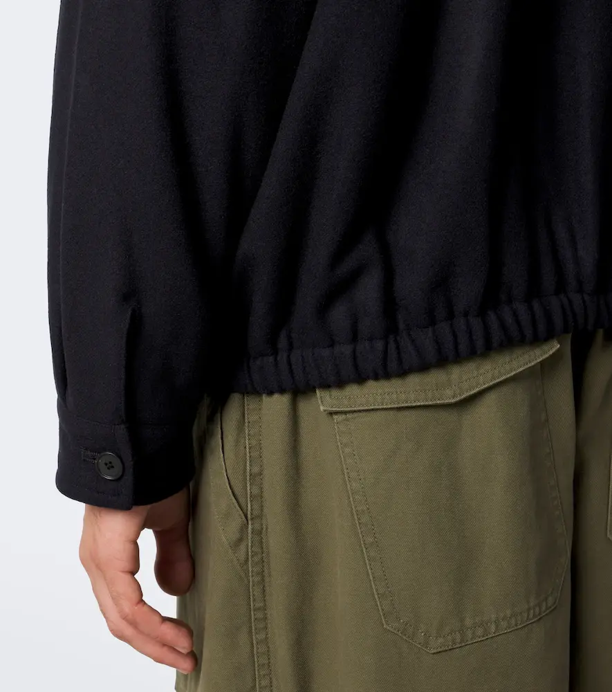 A.PRESSE A. Presse Cashmere blouson jacket | Thumbnail 4 A.PRESSE A. Presse Cashmere blouson jacket | Thumbnail 4