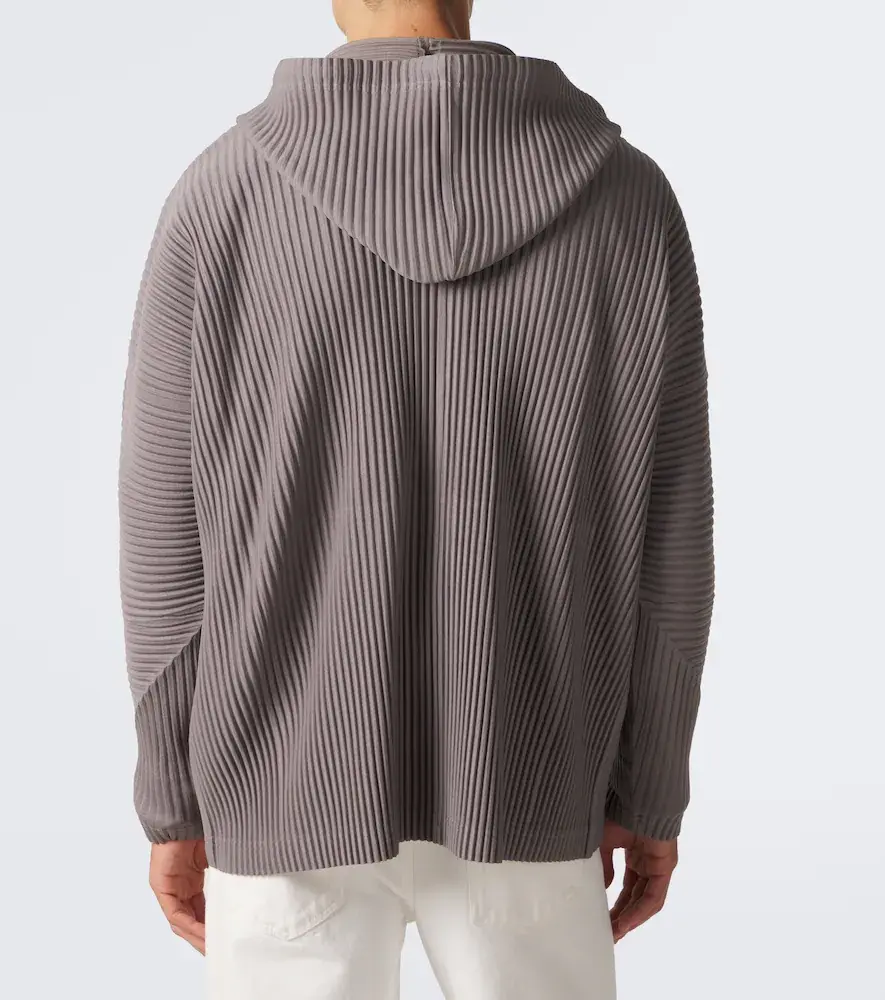 Homme Plissé Issey Miyake Homme Plissé Issey Miyake Monthly Colors: October pleated hoodie | Thumbnail 4 Homme Plissé Issey Miyake Homme Plissé Issey Miyake Monthly Colors: October pleated hoodie | Thumbnail 4