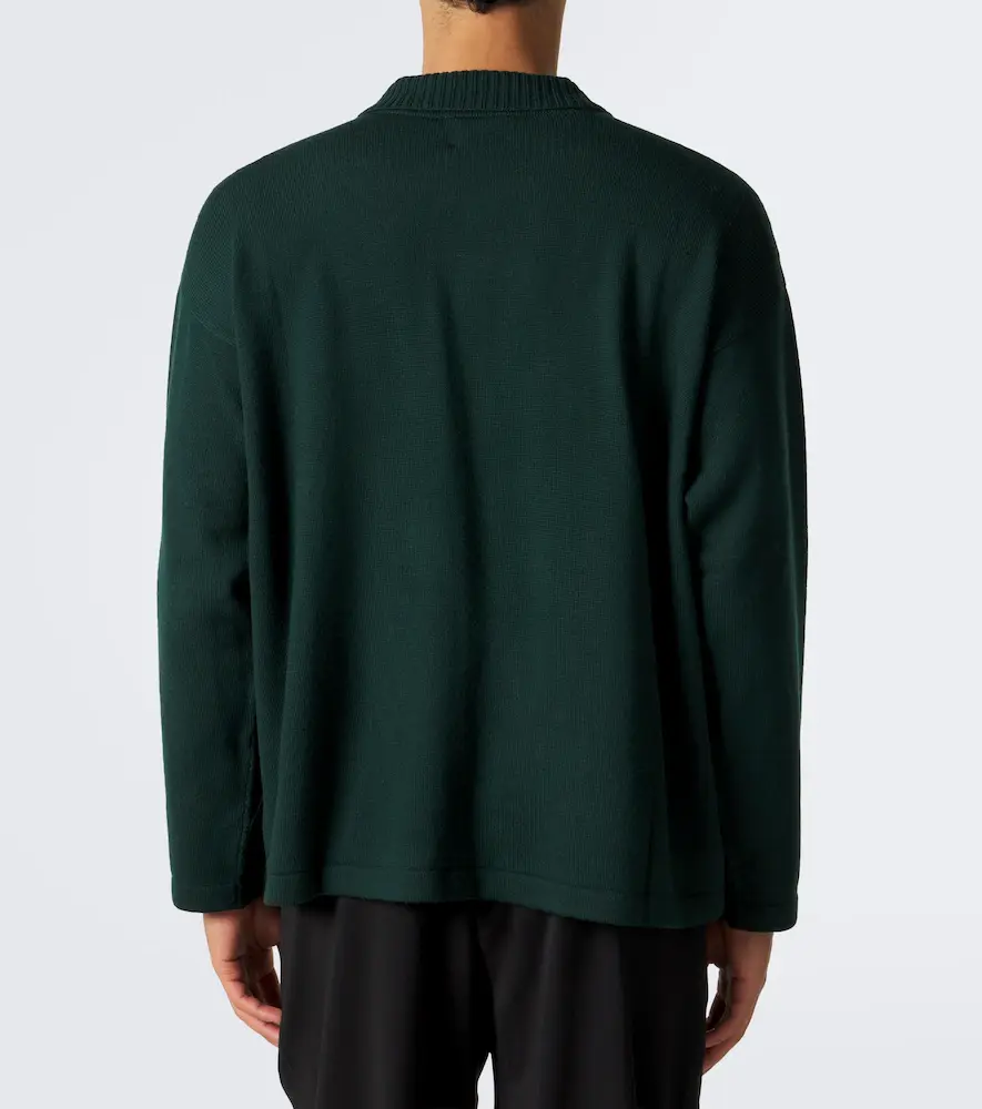 BODE Patch-appliqué wool polo sweater | Thumbnail 3 BODE Patch-appliqué wool polo sweater | Thumbnail 3