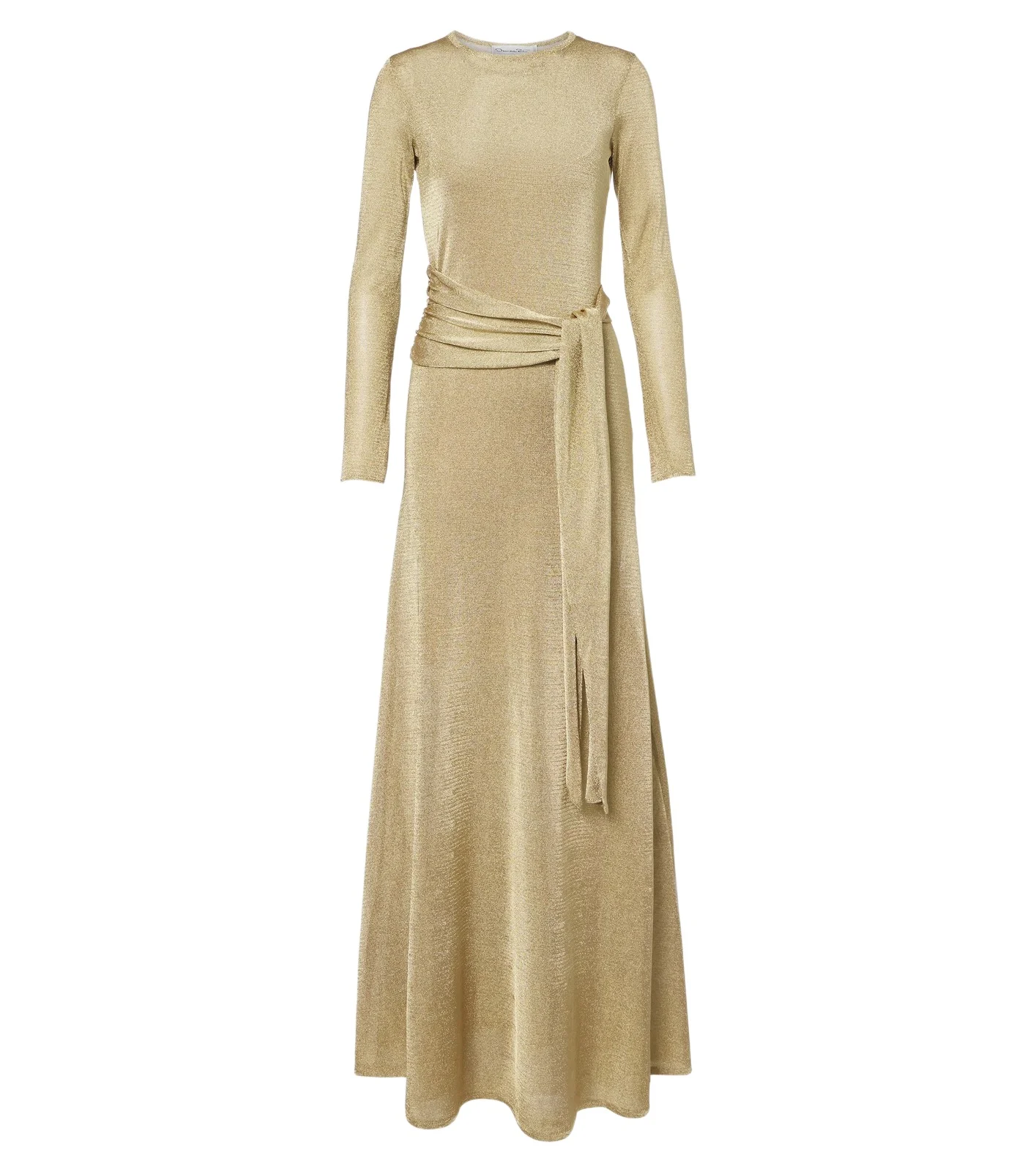 Semi-sheer knitted gown Semi-sheer knitted gown