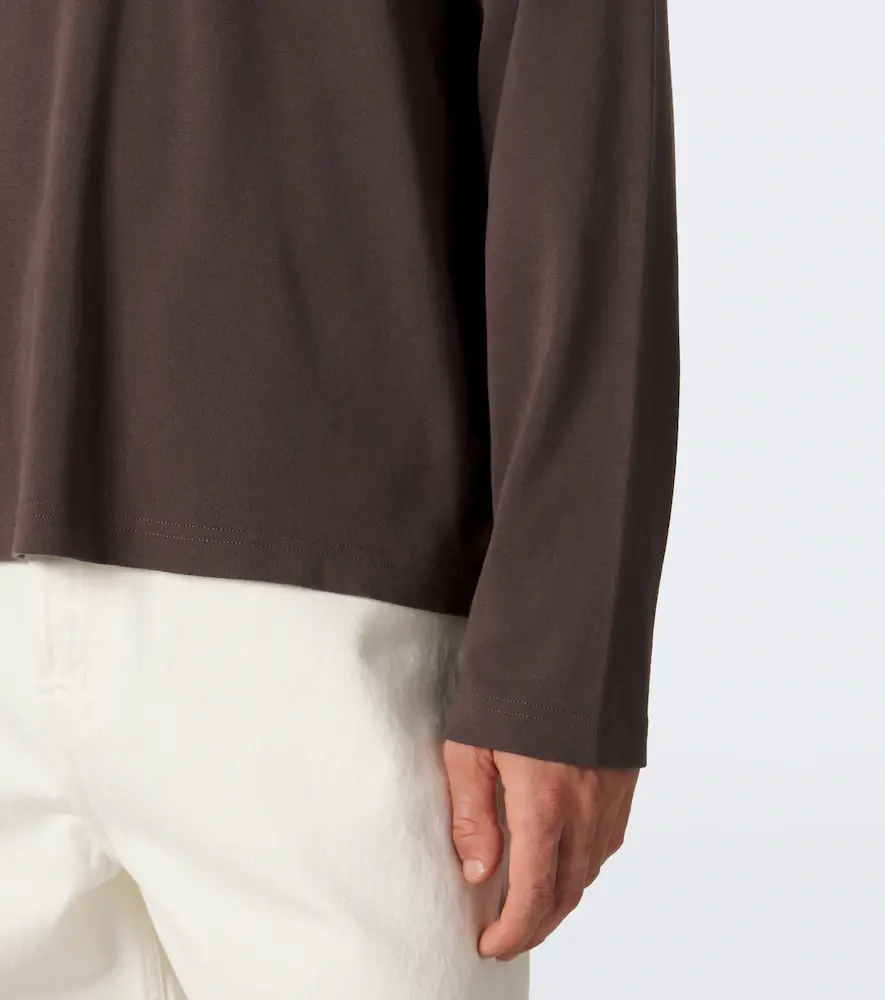 Frame Cotton jersey Henley shirt | Thumbnail 2 Frame Cotton jersey Henley shirt | Thumbnail 2