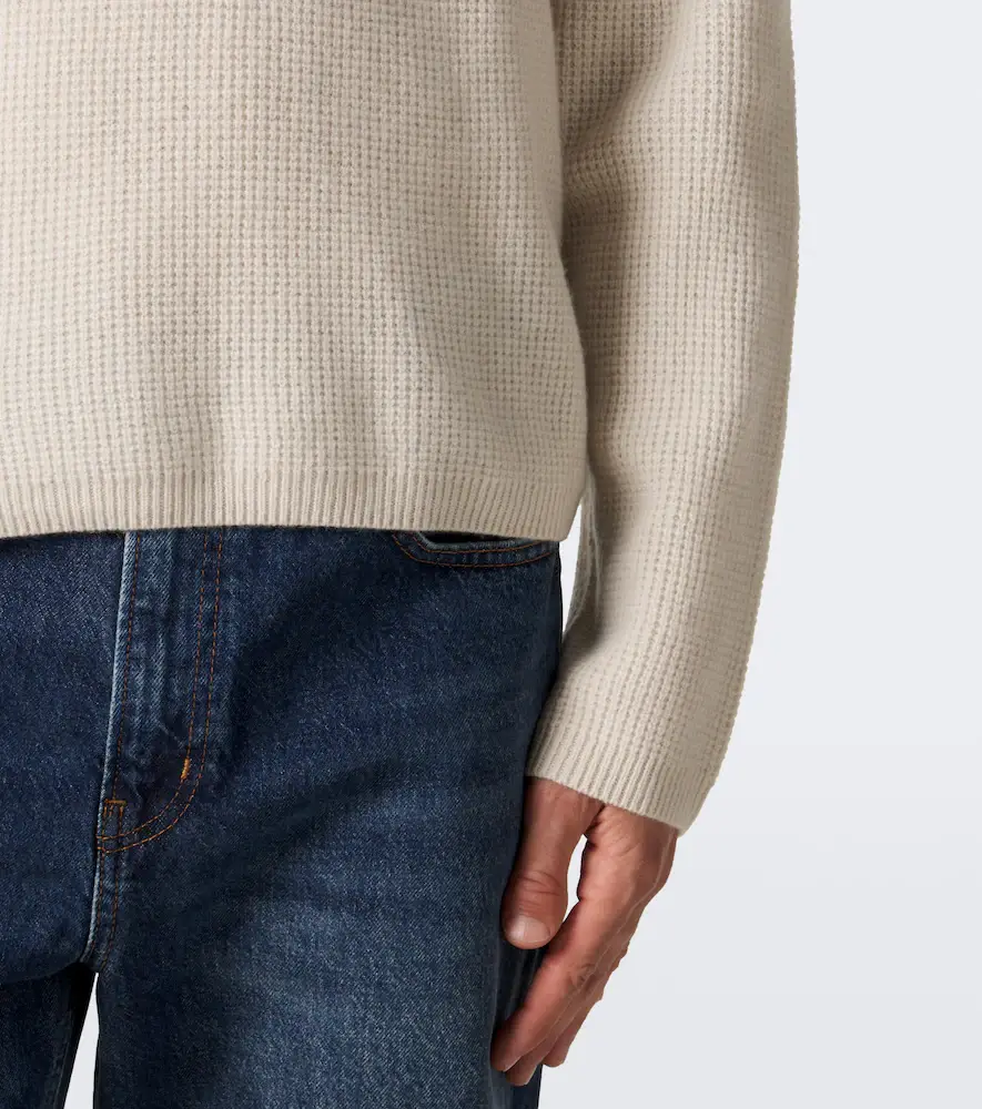 Frame Waffle-knit wool and cashmere sweater | Thumbnail 3