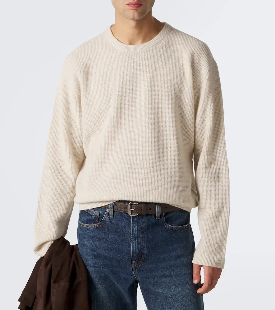 Frame Waffle-knit wool and cashmere sweater | Thumbnail 5