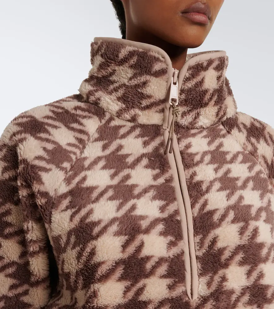 The Upside Palacio Harlow houndstooth fleece sweater | Thumbnail 4