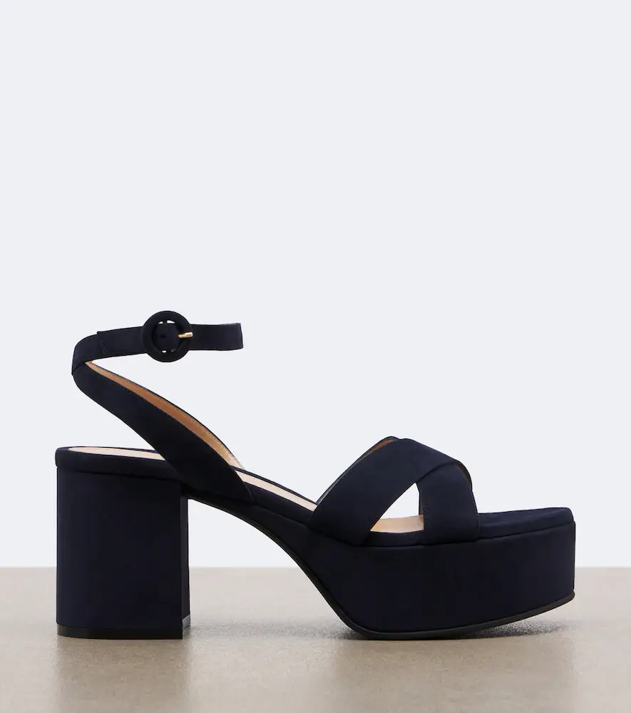 Gianvito Rossi Sabrina suede platform sandals | Thumbnail 2 Gianvito Rossi Sabrina suede platform sandals | Thumbnail 2