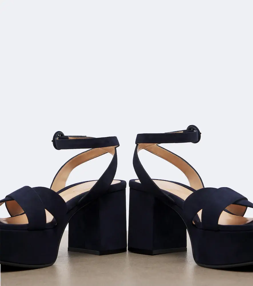 Gianvito Rossi Sabrina suede platform sandals | Thumbnail 4 Gianvito Rossi Sabrina suede platform sandals | Thumbnail 4