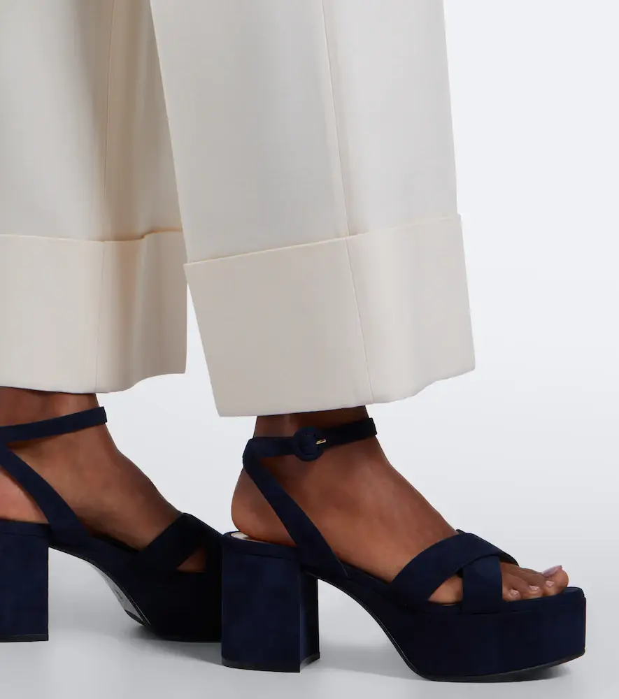 Gianvito Rossi Sabrina suede platform sandals | Thumbnail 6 Gianvito Rossi Sabrina suede platform sandals | Thumbnail 6