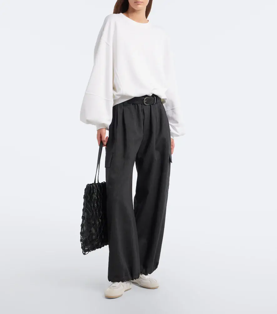 Brunello Cucinelli Cotton and linen sweatshirt | Thumbnail 4 Brunello Cucinelli Cotton and linen sweatshirt | Thumbnail 4