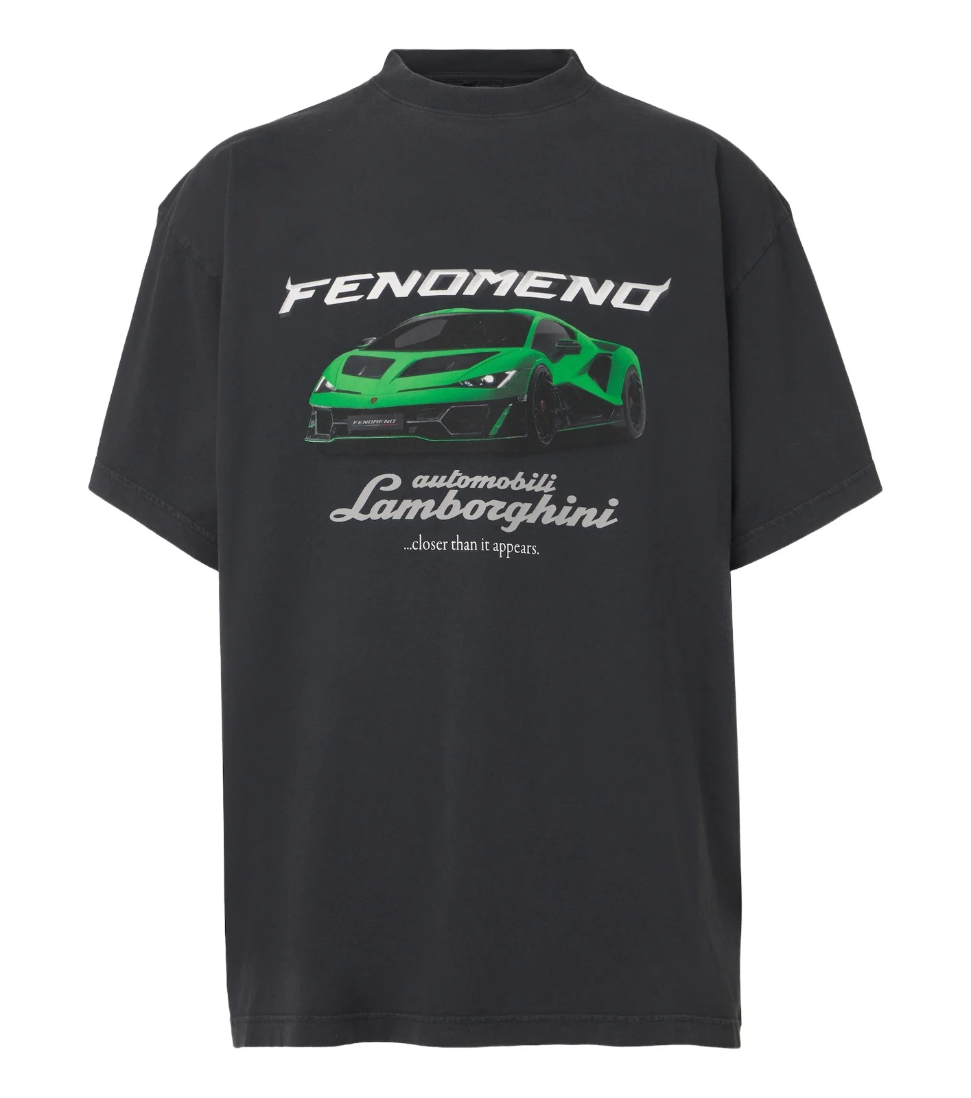 Balenciaga x Lamborghini printed cotton jersey T-shirt