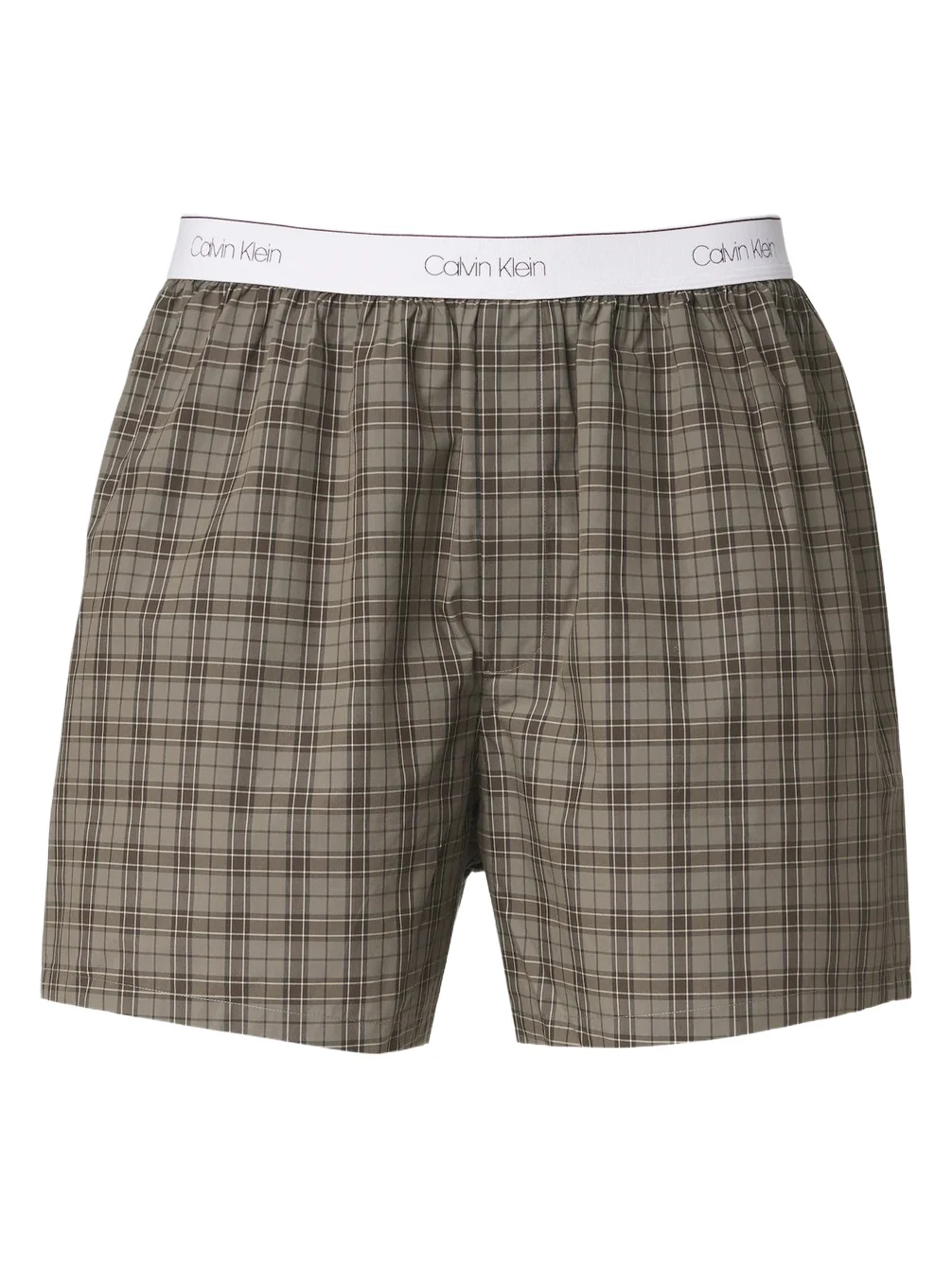Calvin Klein Collection Owen checked cotton-blend boxers