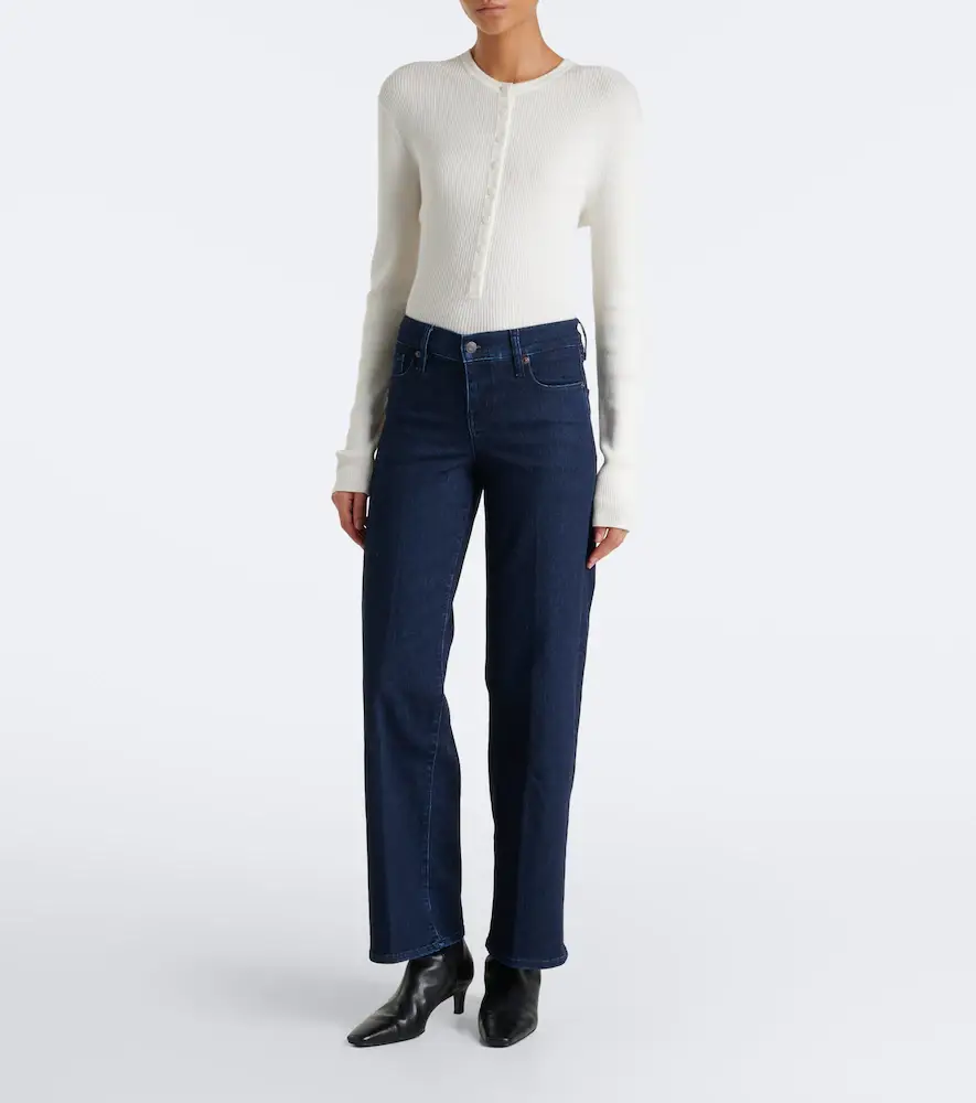 Frame Low Rise wide-leg jeans | Thumbnail 6