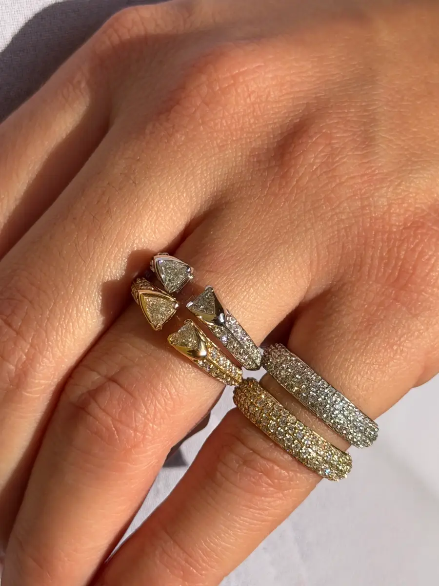 Wish Fine Jewelry 1.15ct Diamond 18K Gold Pave Signet Ring | Thumbnail 2 Wish Fine Jewelry 1.15ct Diamond 18K Gold Pave Signet Ring | Thumbnail 2