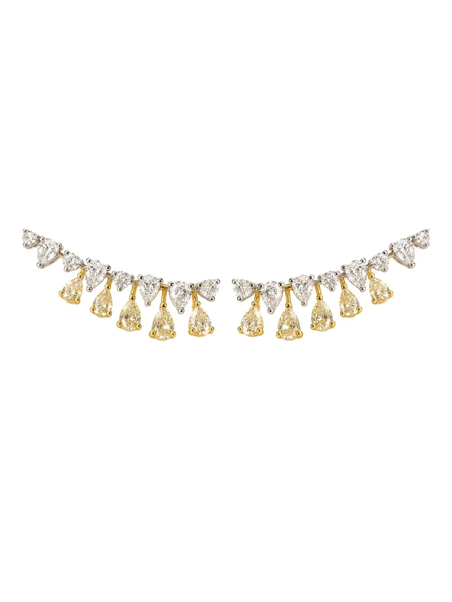 Wish Fine Jewelry 2.98ct Diamond 18K Gold Earrings | Thumbnail 2 Wish Fine Jewelry 2.98ct Diamond 18K Gold Earrings | Thumbnail 2