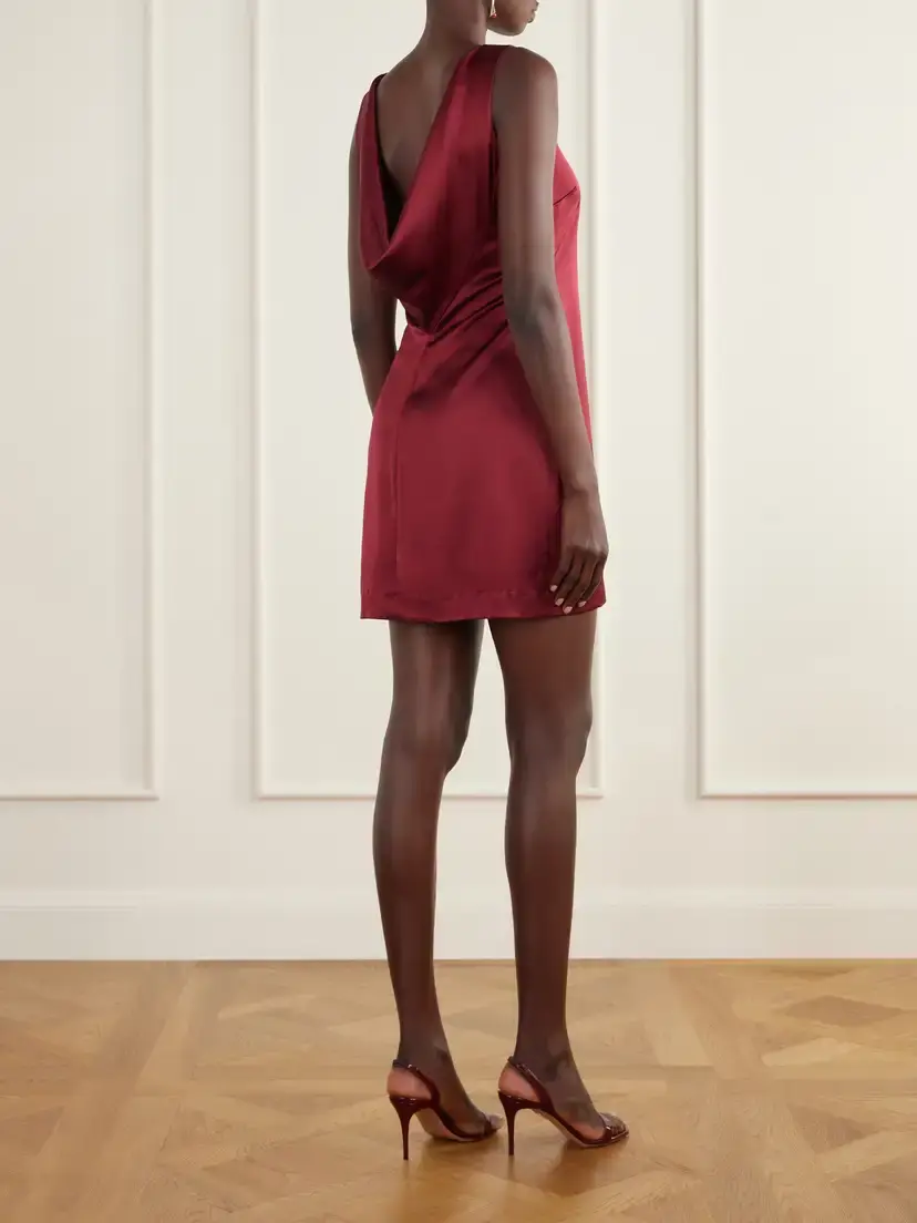 Heirlome Delphine Silk-satin Mini Dress | Thumbnail 3