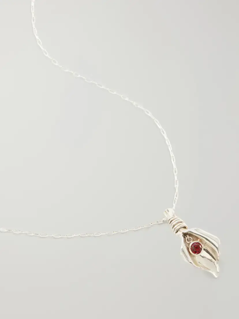 Le Sundial Veil Drop Sterling Silver Pendant Necklace | Thumbnail 4 Le Sundial Veil Drop Sterling Silver Pendant Necklace | Thumbnail 4