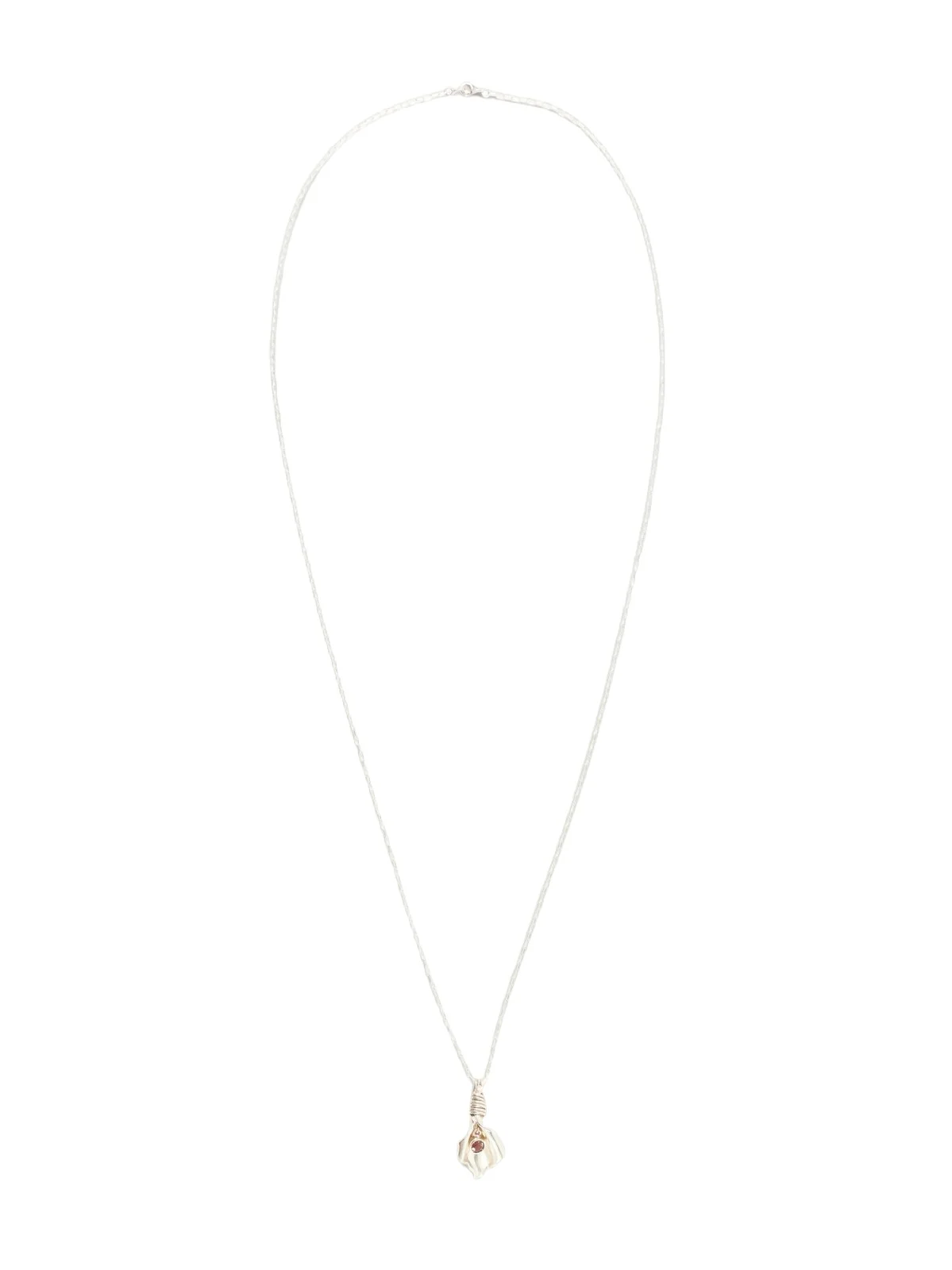 Le Sundial Veil Drop Sterling Silver Pendant Necklace