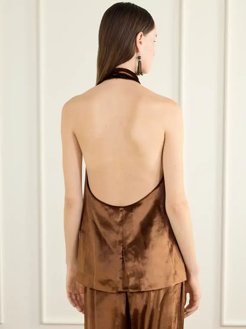 RÓHE Tussa Velvet Blouse | Thumbnail 4 RÓHE Tussa Velvet Blouse | Thumbnail 4