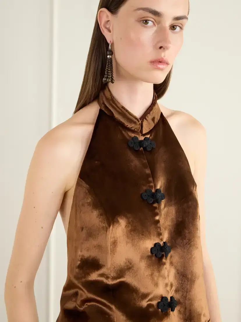 RÓHE Tussa Velvet Blouse | Thumbnail 6 RÓHE Tussa Velvet Blouse | Thumbnail 6