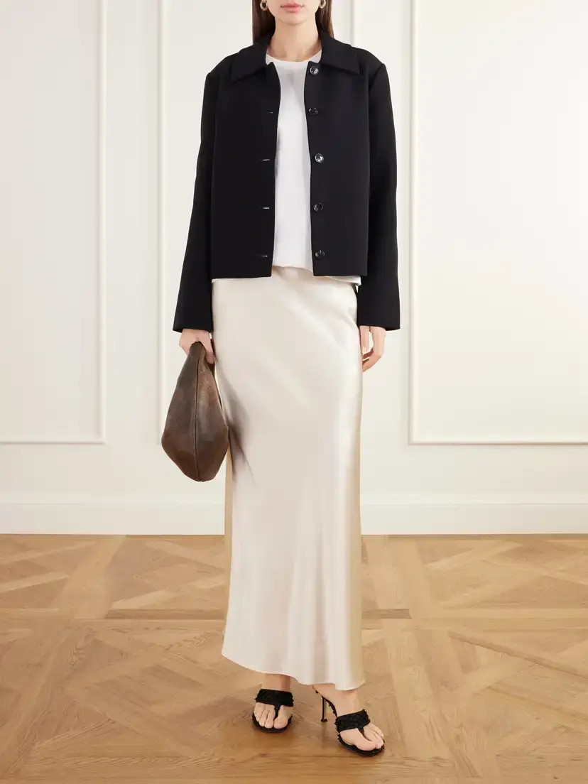 LESET Arielle Crepe Jacket | Thumbnail 2 LESET Arielle Crepe Jacket | Thumbnail 2