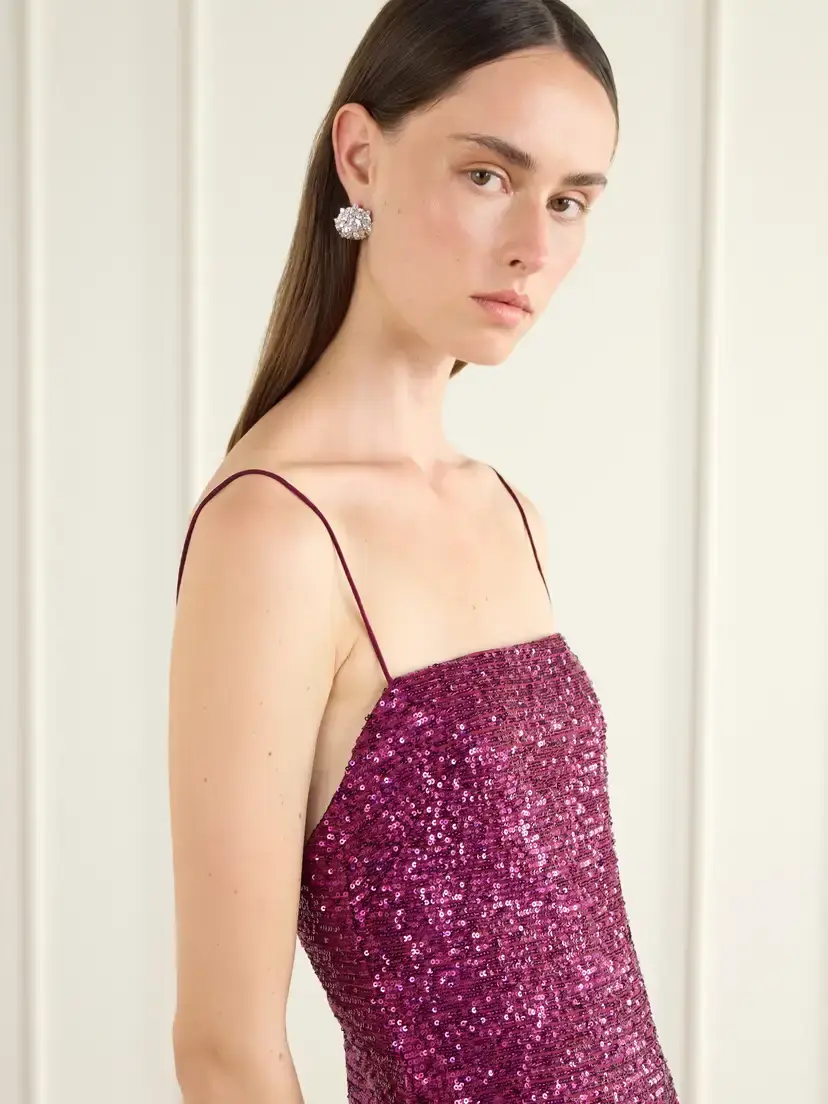 Taller Marmo Feather-trimmed Sequined Gown | Thumbnail 4 Taller Marmo Feather-trimmed Sequined Gown | Thumbnail 4