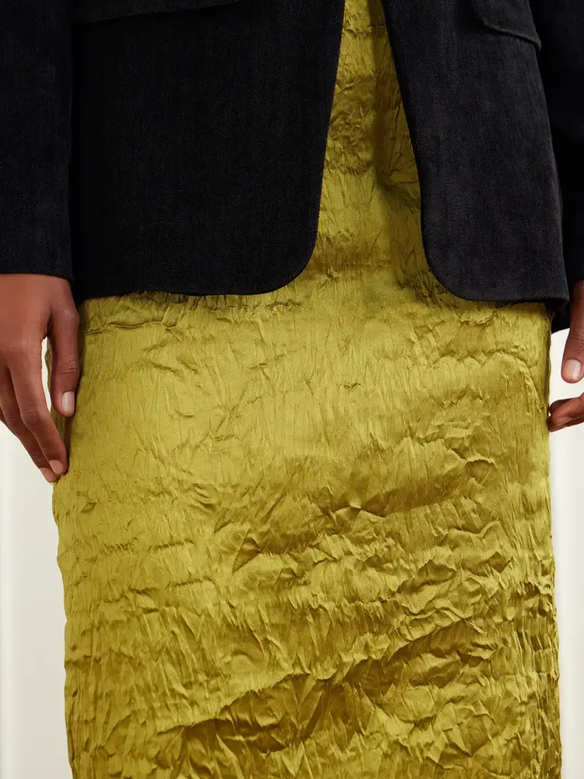 Tove Alma Crinkled Satin Midi Skirt | Thumbnail 5
