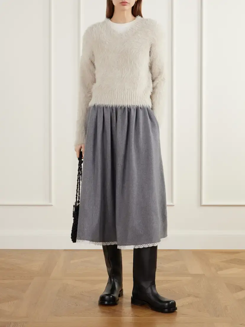Maria McManus Cropped Brushed Plush Sweater | Thumbnail 2