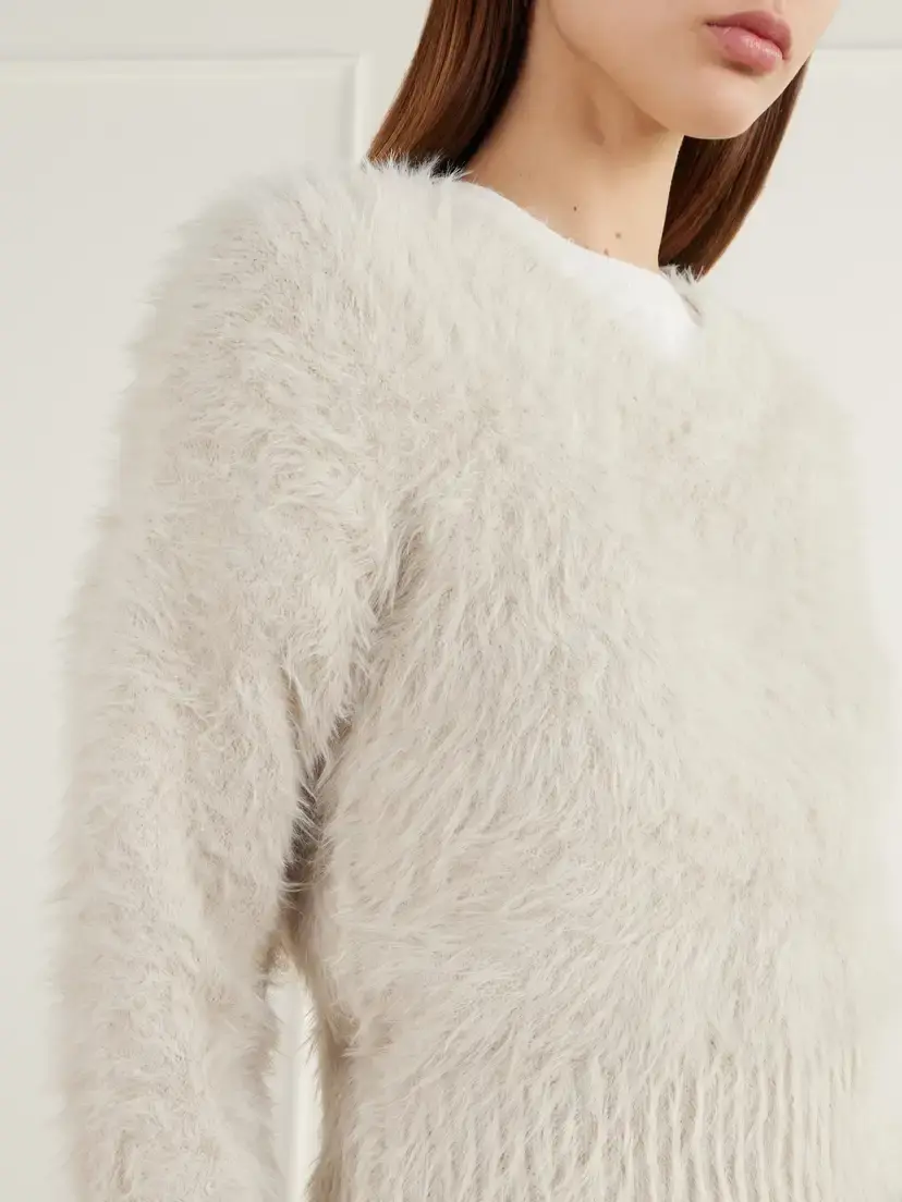 Maria McManus Cropped Brushed Plush Sweater | Thumbnail 4