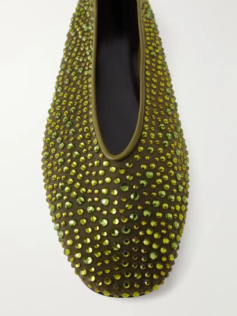 Le Monde Béryl Luna Crystal-embellished Mesh Ballet Flats | Thumbnail 5 Le Monde Béryl Luna Crystal-embellished Mesh Ballet Flats | Thumbnail 5
