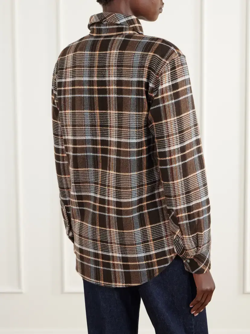 God’s True Cashmere Wilderness Checked Cashmere Shirt | Thumbnail 4 God’s True Cashmere Wilderness Checked Cashmere Shirt | Thumbnail 4