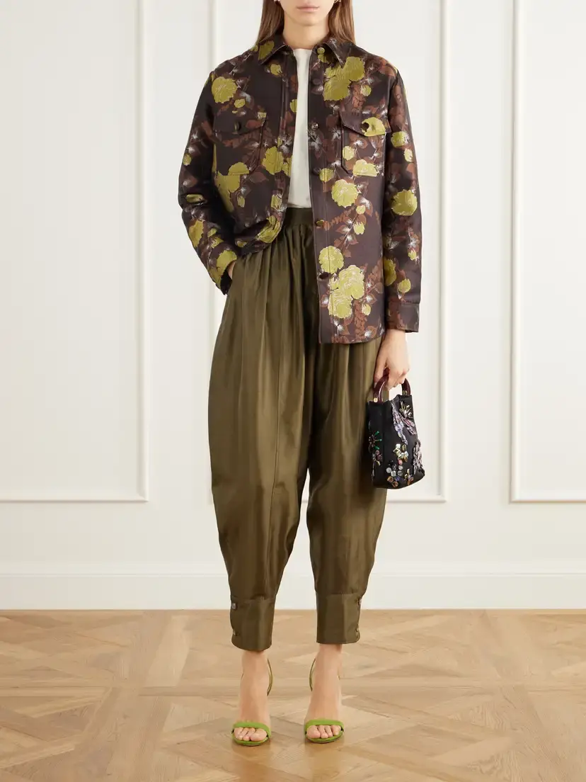 La DoubleJ Harem Pleated Silk-shantung Tapered Pants | Thumbnail 2 La DoubleJ Harem Pleated Silk-shantung Tapered Pants | Thumbnail 2