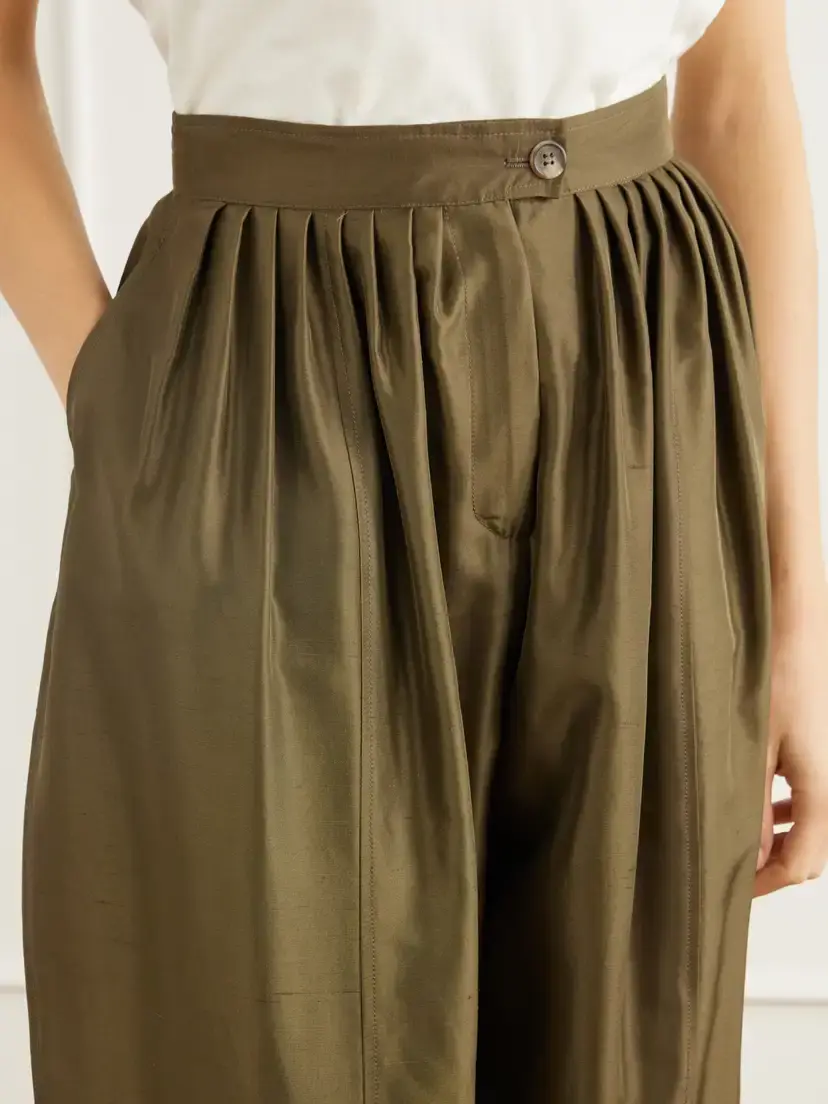 La DoubleJ Harem Pleated Silk-shantung Tapered Pants | Thumbnail 5 La DoubleJ Harem Pleated Silk-shantung Tapered Pants | Thumbnail 5