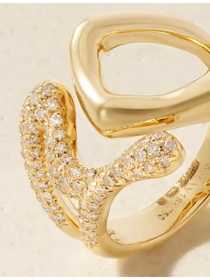 SHAY Zar 18-karat Gold Diamond Pinky Ring | Thumbnail 4 SHAY Zar 18-karat Gold Diamond Pinky Ring | Thumbnail 4