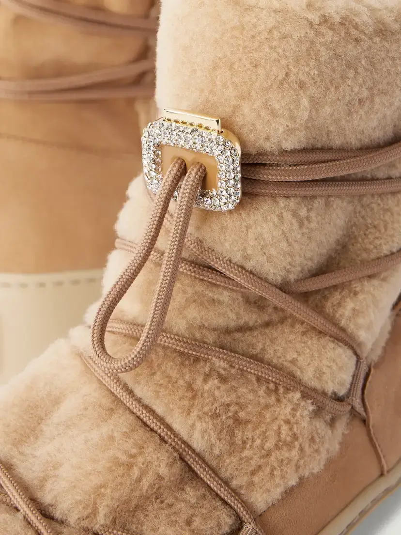 Roger Vivier Viv Up Shearling-trimmed Suede Ankle Boots | Thumbnail 5 Roger Vivier Viv Up Shearling-trimmed Suede Ankle Boots | Thumbnail 5