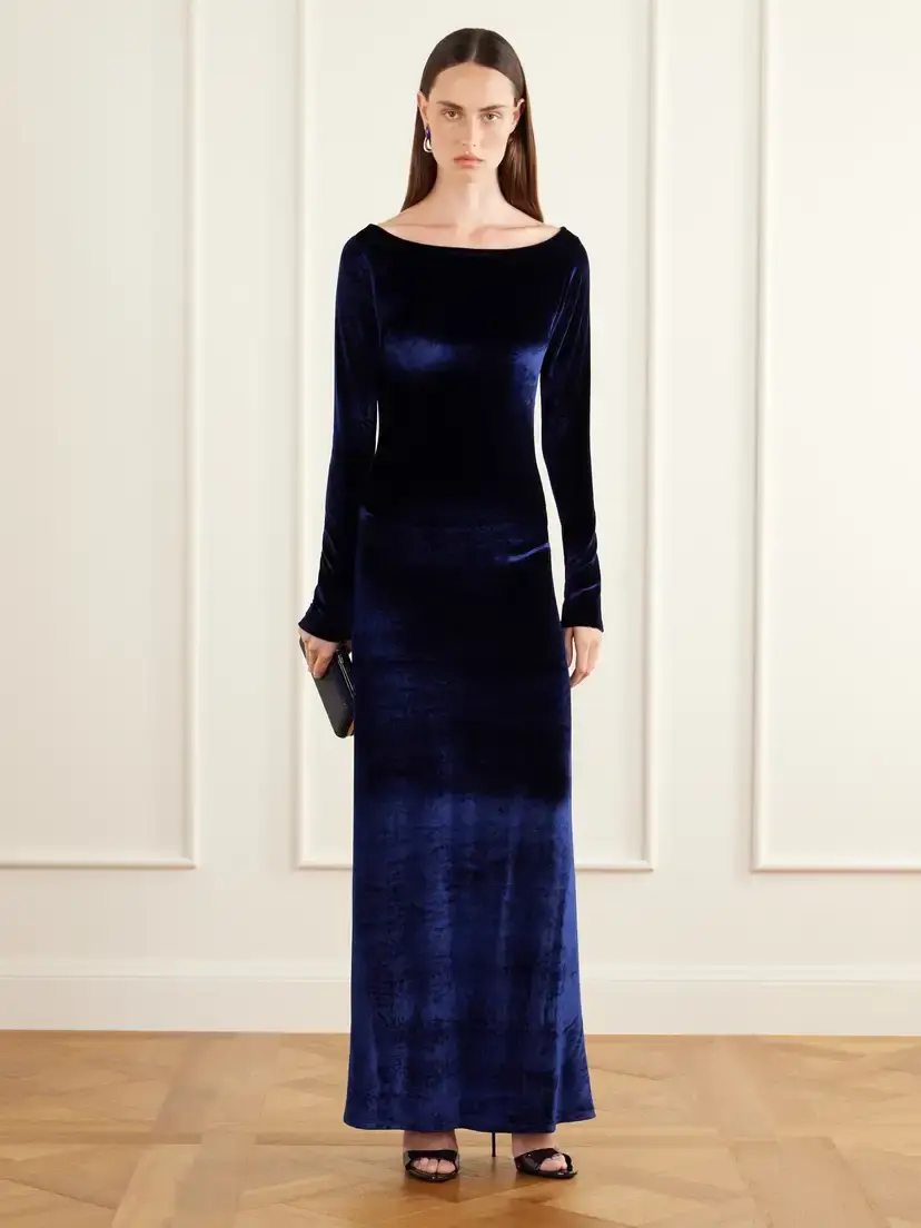 Tove Nicolette Velvet Maxi Gown | Thumbnail 2