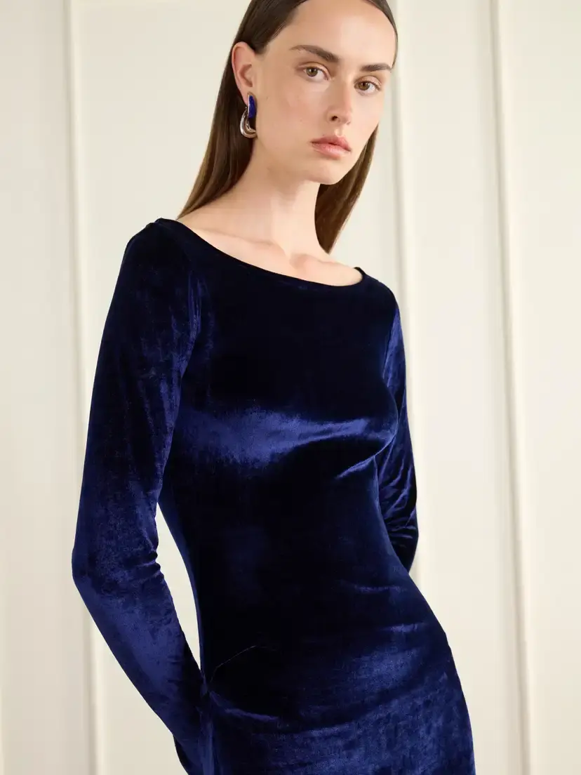 Tove Nicolette Velvet Maxi Gown | Thumbnail 4