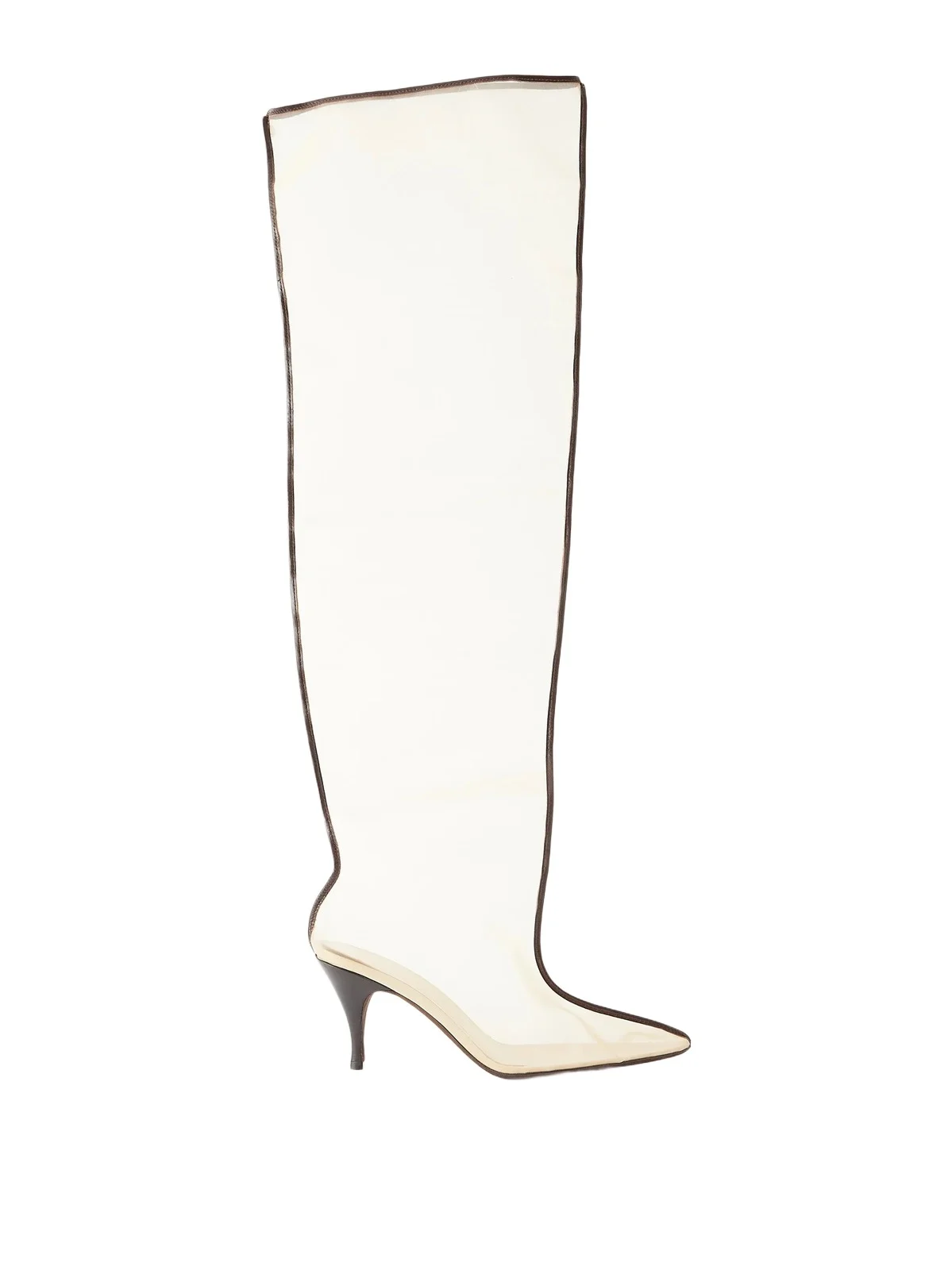 Herbert Levine Drawing A Blank 80 Mesh Over-the-knee Boots