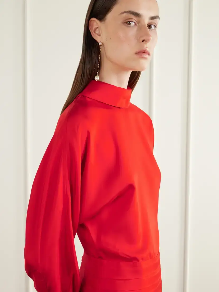 RÓHE Damar Pleated Silk-twill Maxi Dress | Thumbnail 4 RÓHE Damar Pleated Silk-twill Maxi Dress | Thumbnail 4