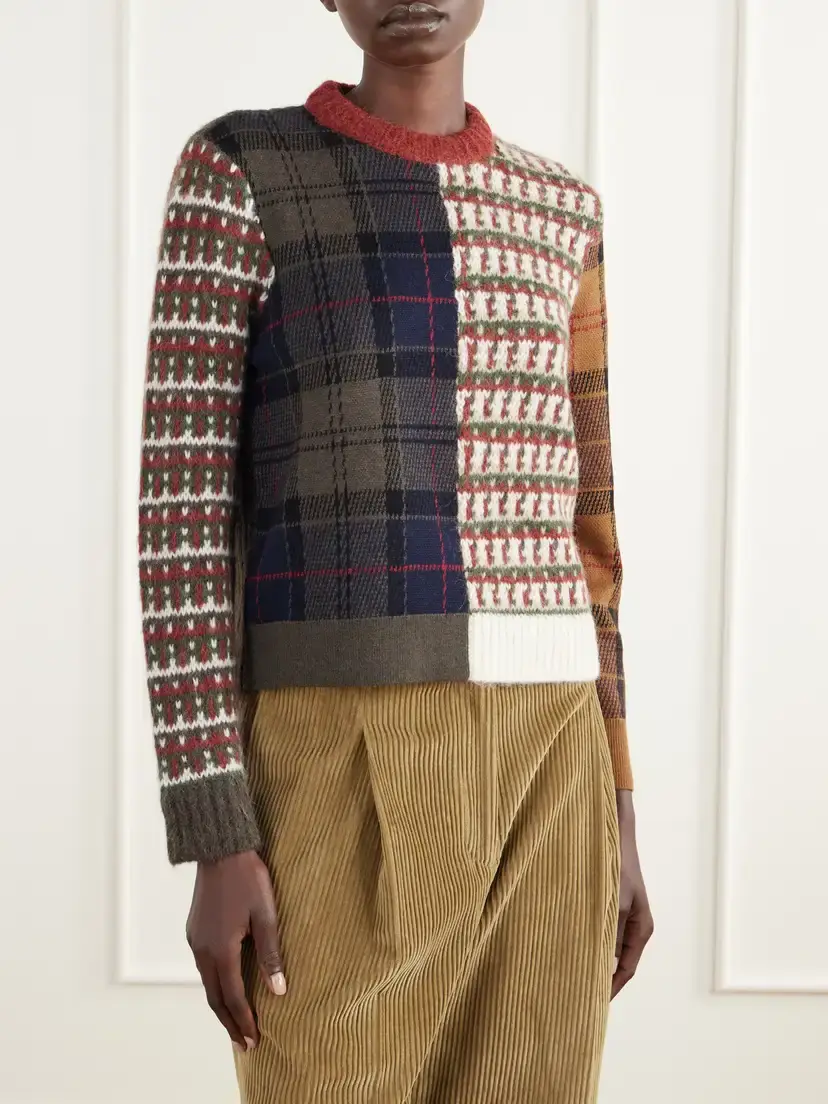 Barbour Ashford Patchwork Wool-blend Sweater | Thumbnail 3 Barbour Ashford Patchwork Wool-blend Sweater | Thumbnail 3
