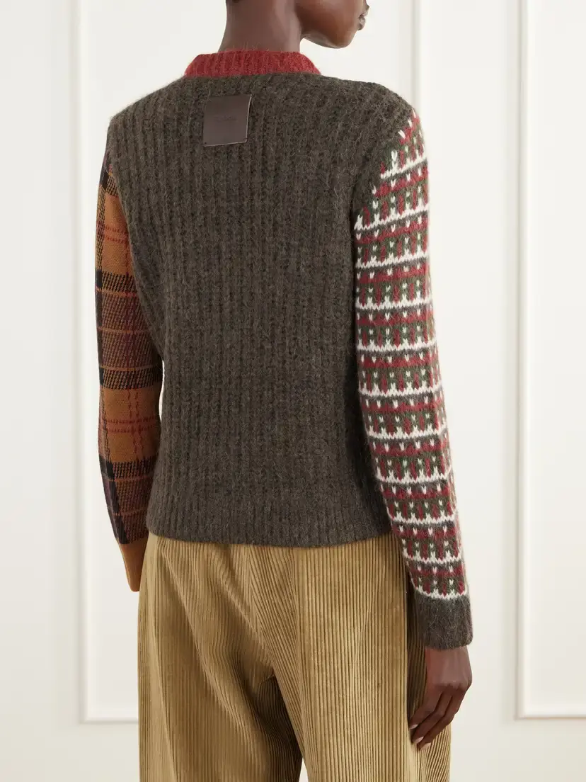 Barbour Ashford Patchwork Wool-blend Sweater | Thumbnail 4 Barbour Ashford Patchwork Wool-blend Sweater | Thumbnail 4