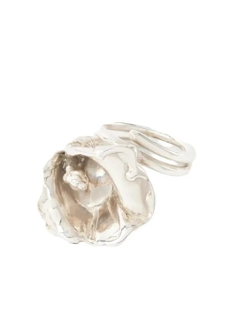 Le Sundial Veil 925 Sterling Silver Ring