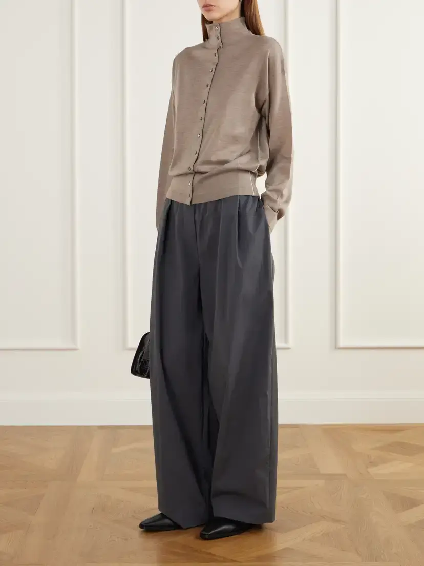 Maria McManus Merino Wool Turtleneck Cardigan | Thumbnail 2 Maria McManus Merino Wool Turtleneck Cardigan | Thumbnail 2