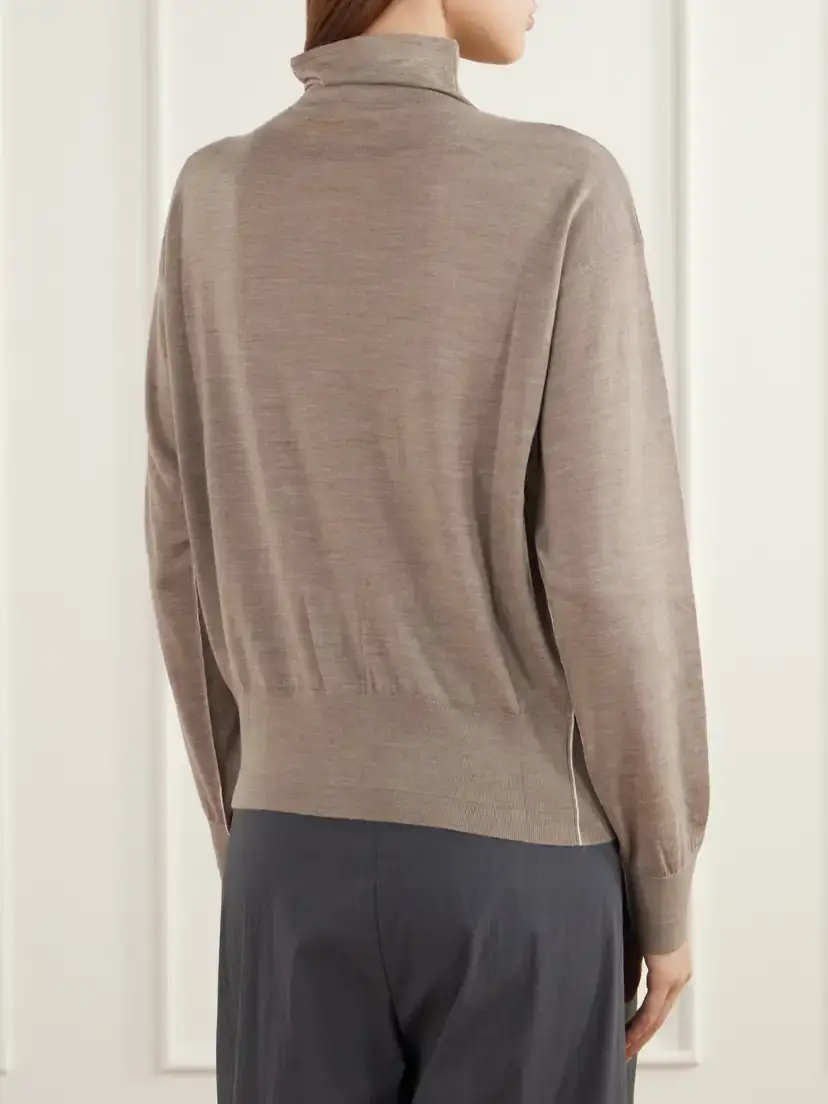 Maria McManus Merino Wool Turtleneck Cardigan | Thumbnail 3 Maria McManus Merino Wool Turtleneck Cardigan | Thumbnail 3