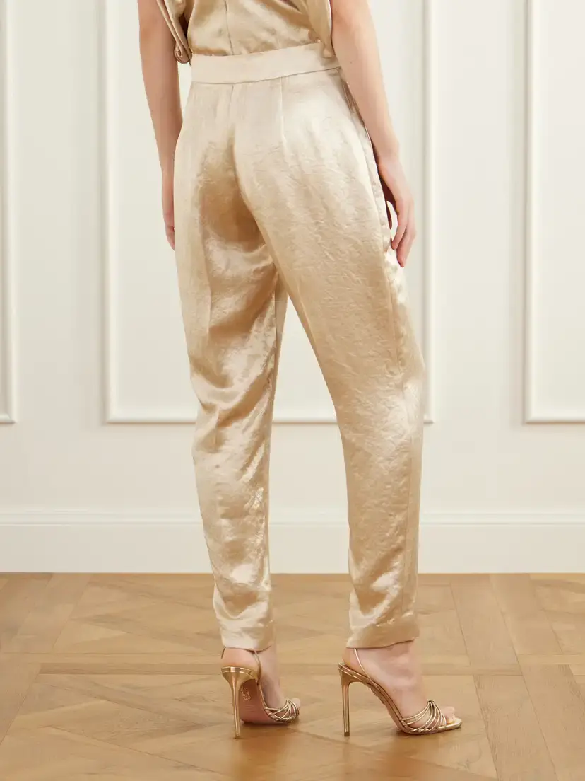 Abadia Satin Barrel-leg Pants | Thumbnail 3 Abadia Satin Barrel-leg Pants | Thumbnail 3