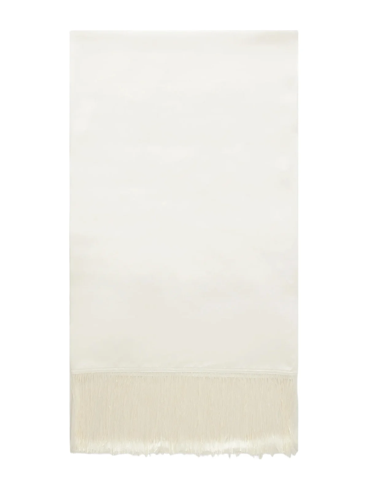 Juju Vera Lydia Fringed Silk-twill Scarf
